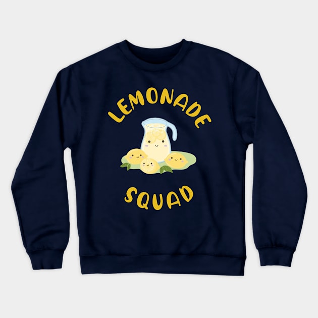 Lemonade Squad Crewneck Sweatshirt by Sticus Design